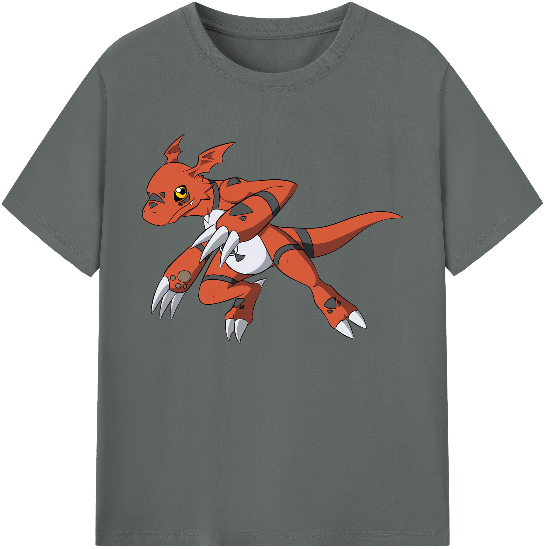 （画像用） Digimon デジタルモンスター/デジモン 綿100％ メンズ半袖Tシャツ｜肌触りやわらか＆通気性